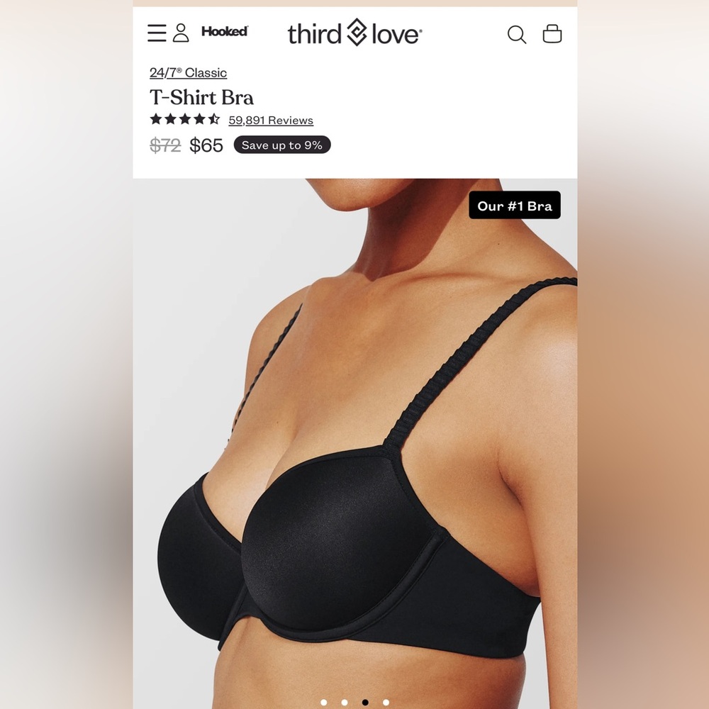 THIRD LOVE TSHIRT BRA